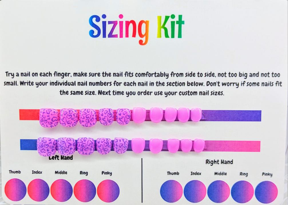 Pitter Patter Mini Glow Gel Nails