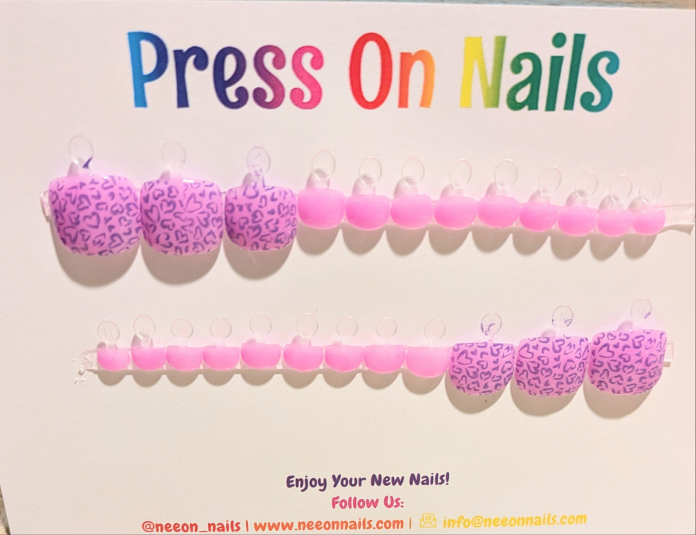 Pitter Patter Glow Gel Toe Nails
