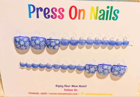 Snowstorm Color Change Gel Toe Nails
