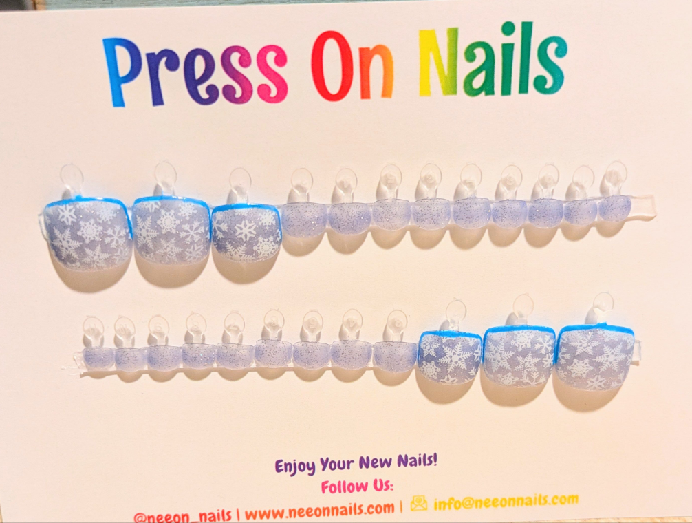 Snowstorm Color Change Gel Toe Nails