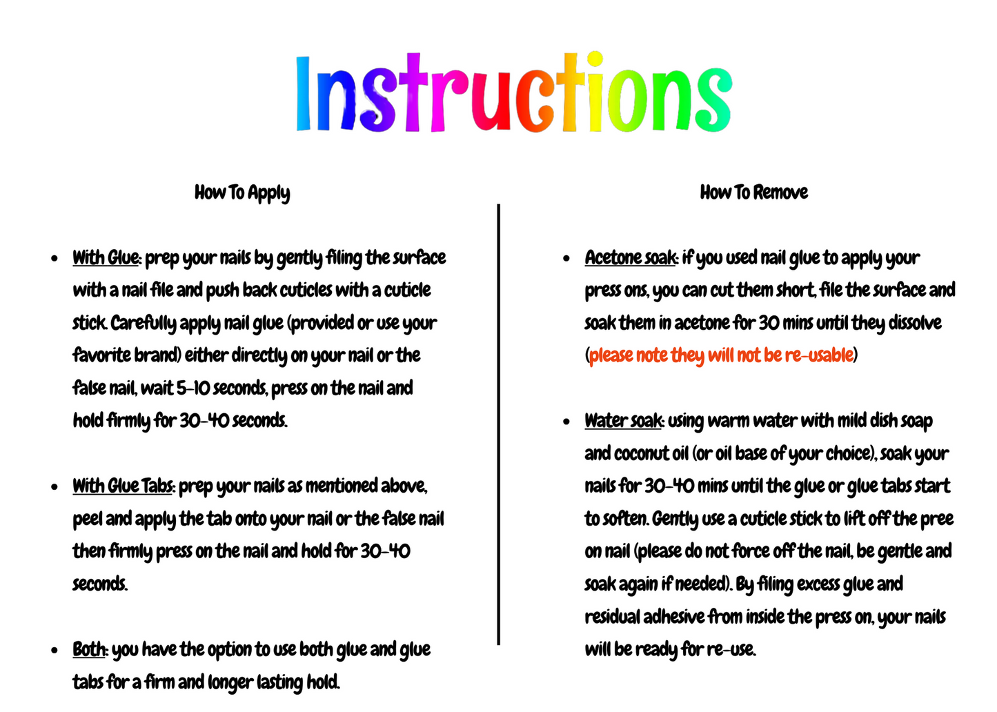 Neeon Nails Custom Request