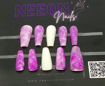 Mysterious Amethyst Color Change Gel Nails