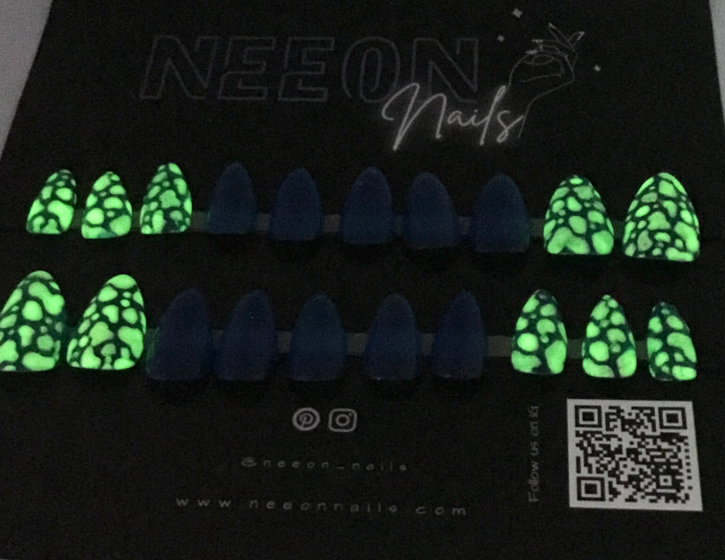 Lava Lamp Glow Gel Nail Sizing Kit