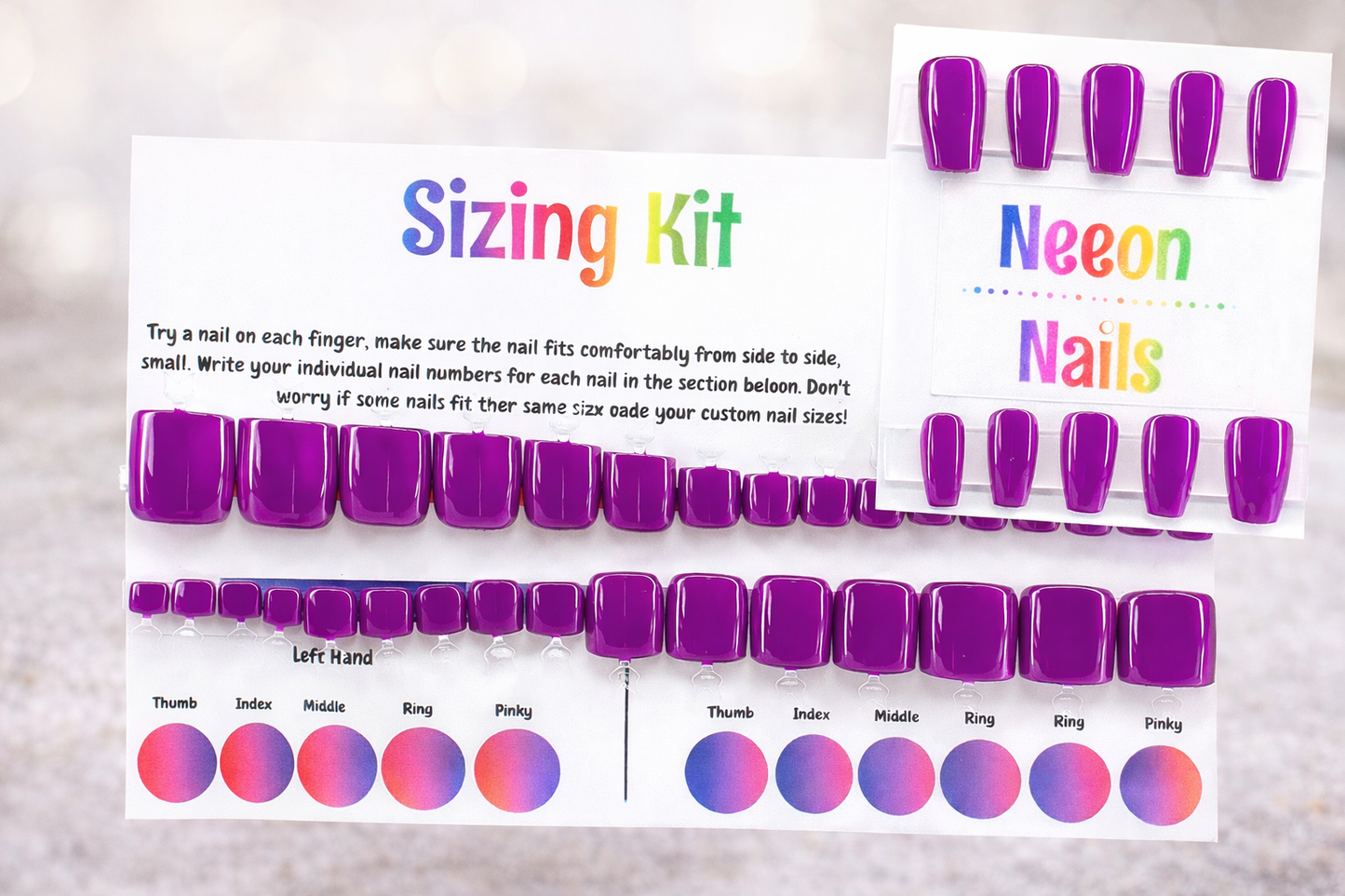 #3 Combo - Quick Mani + Pedi Sizing Kit
