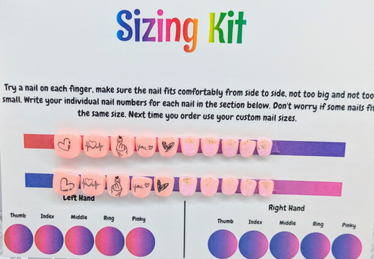 LoveBug Mini Glow Gel Nails
