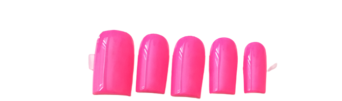 Neeon Pink Gel Nail Sizing Kit