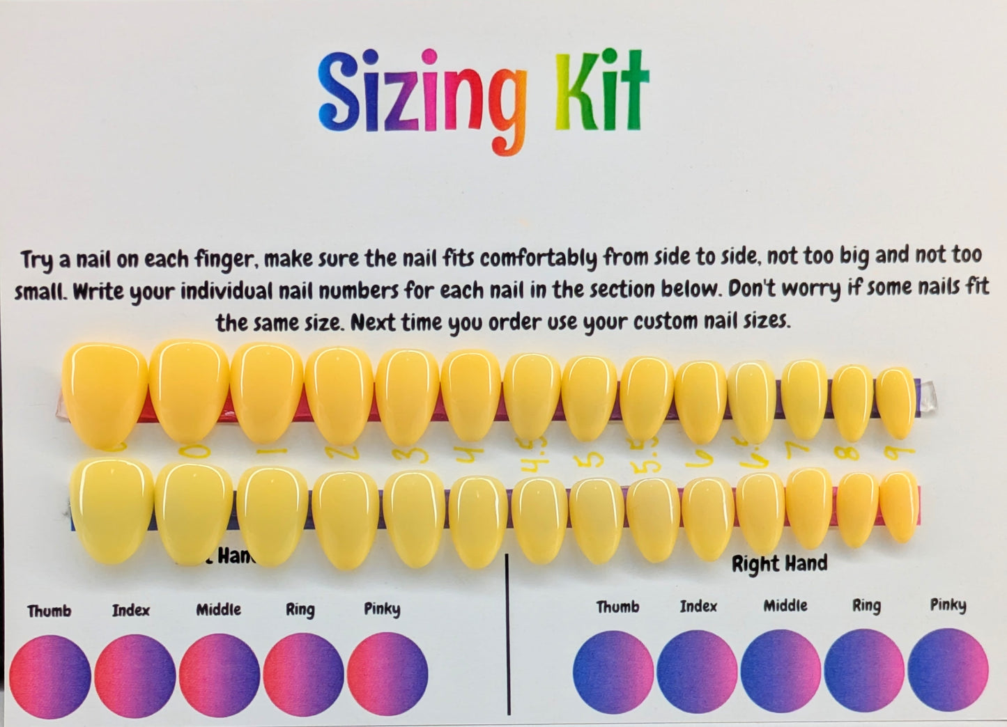 #5 Combo - Mani Sizing Kit