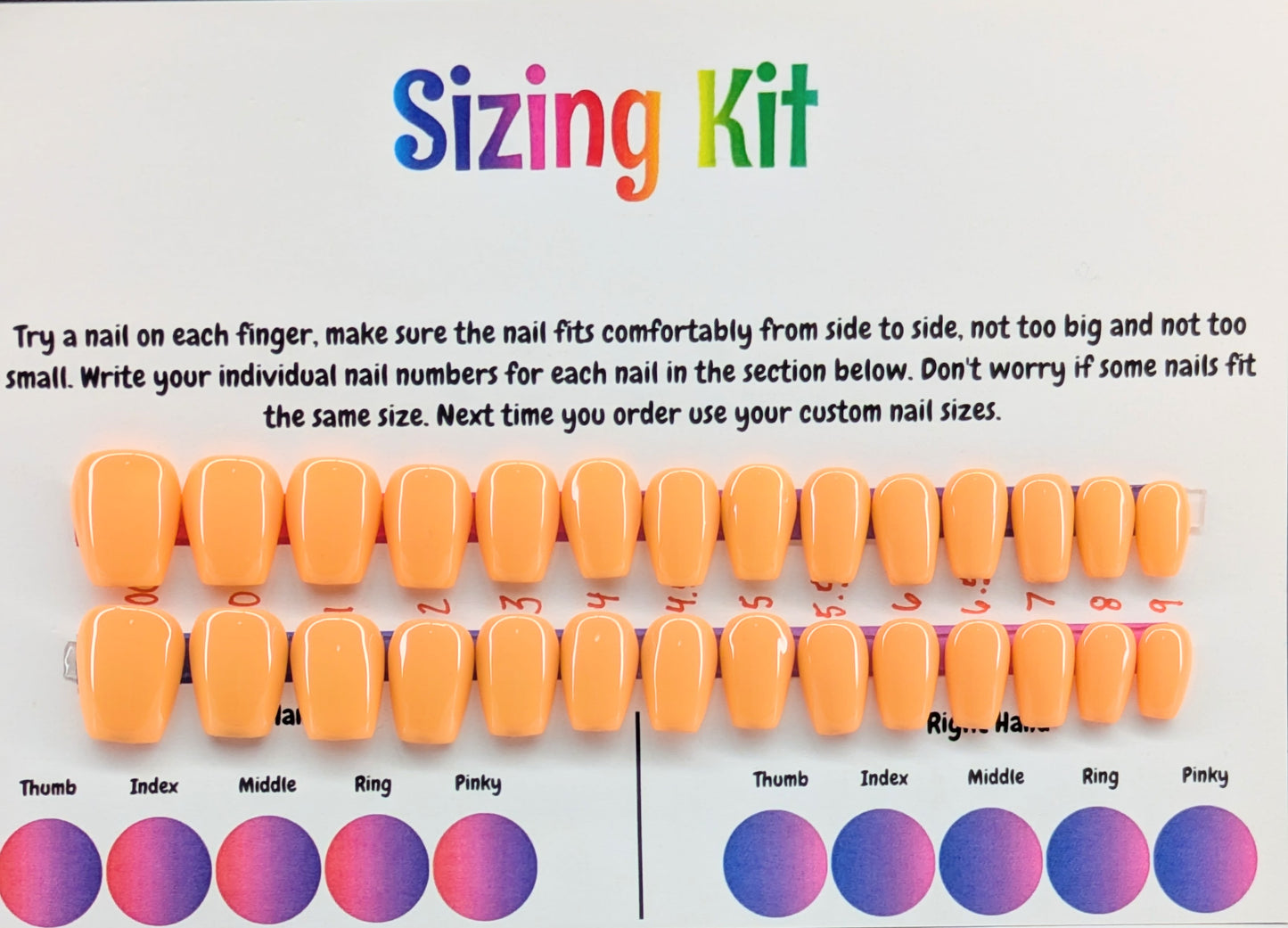 #5 Combo - Mani Sizing Kit