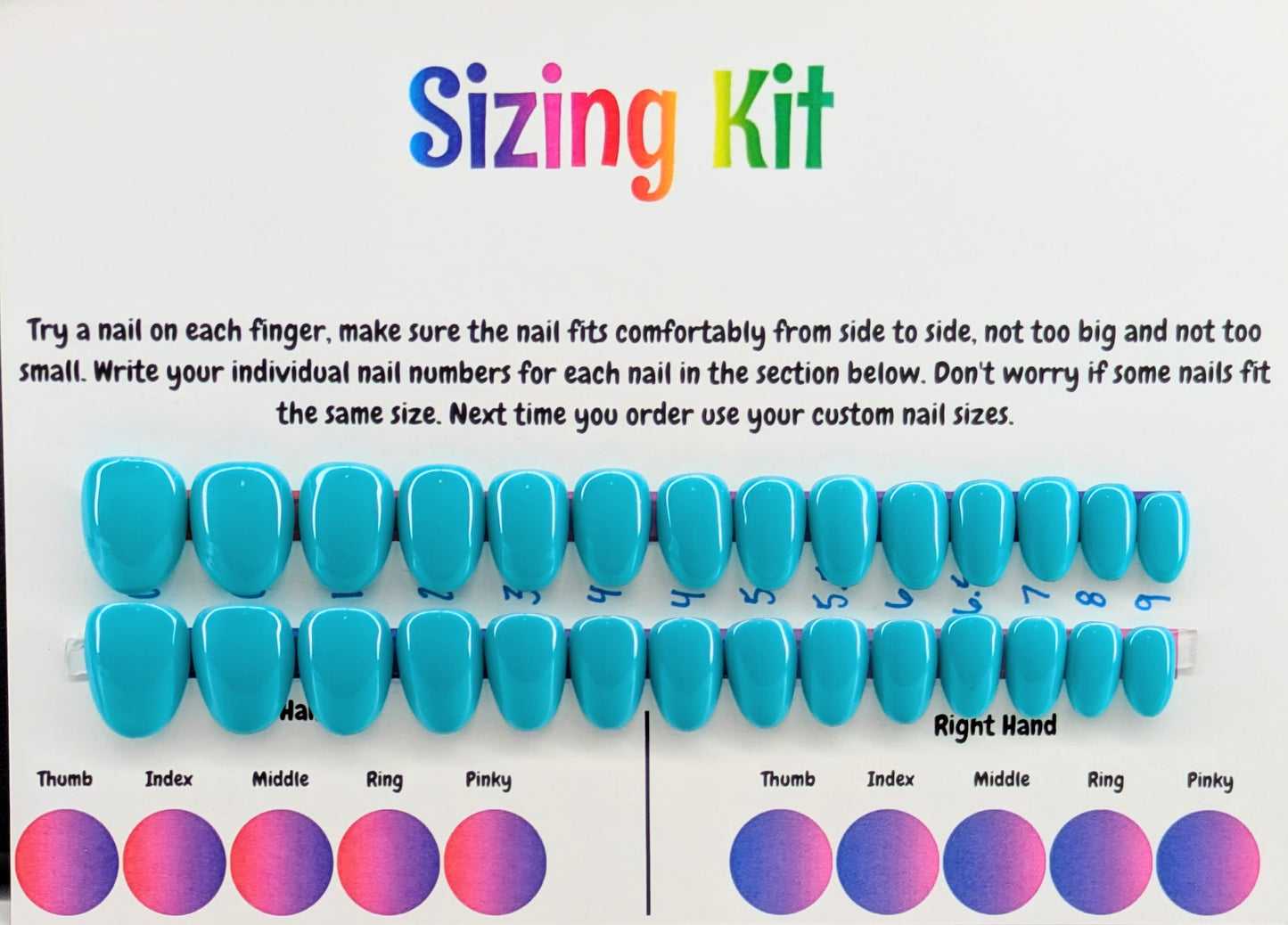 #5 Combo - Mani Sizing Kit