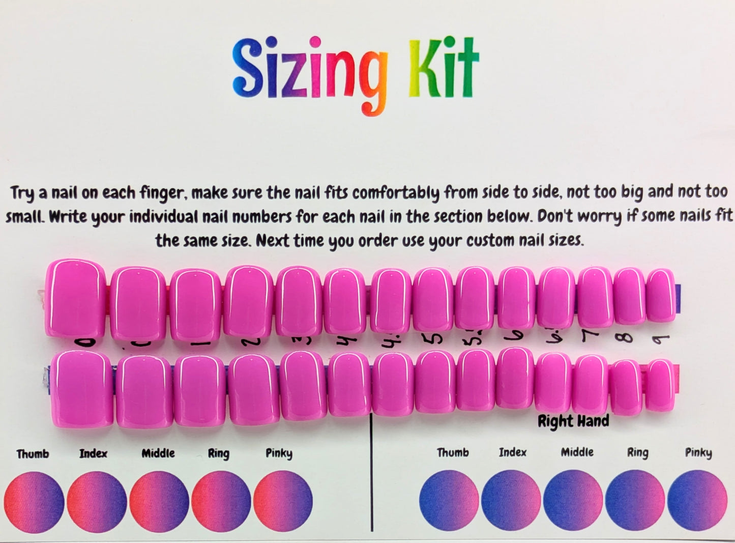 #5 Combo - Mani Sizing Kit