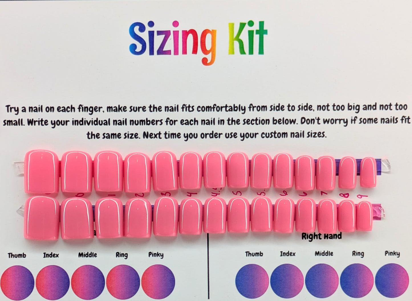 #5 Combo - Mani Sizing Kit